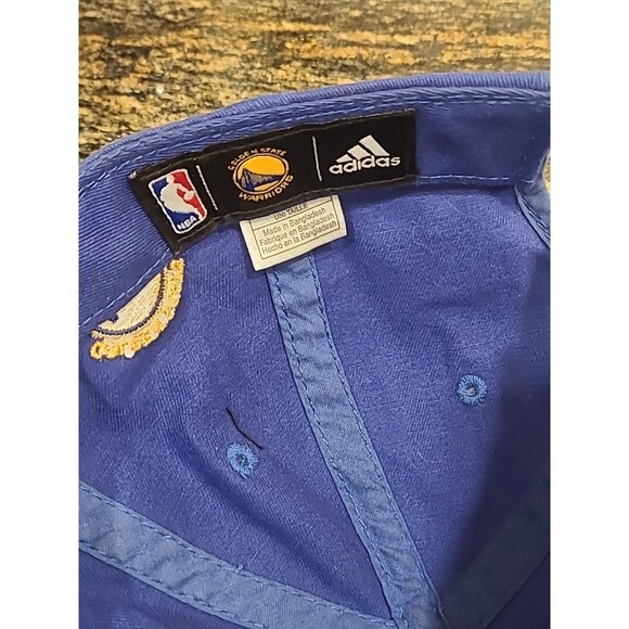 Golden State Warriors Kevin Durant KD Adidas NBA Distressed Hat Logo Casual - Picture 5 of 5